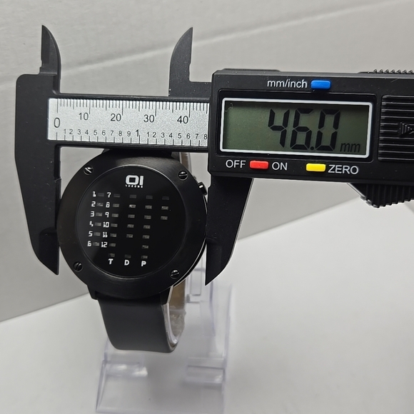 01 THE ONE Ibiza Ride Binary LED Watch IRR202RB1 Unique Tech Timepiece New Batt - Picture 4 of 11